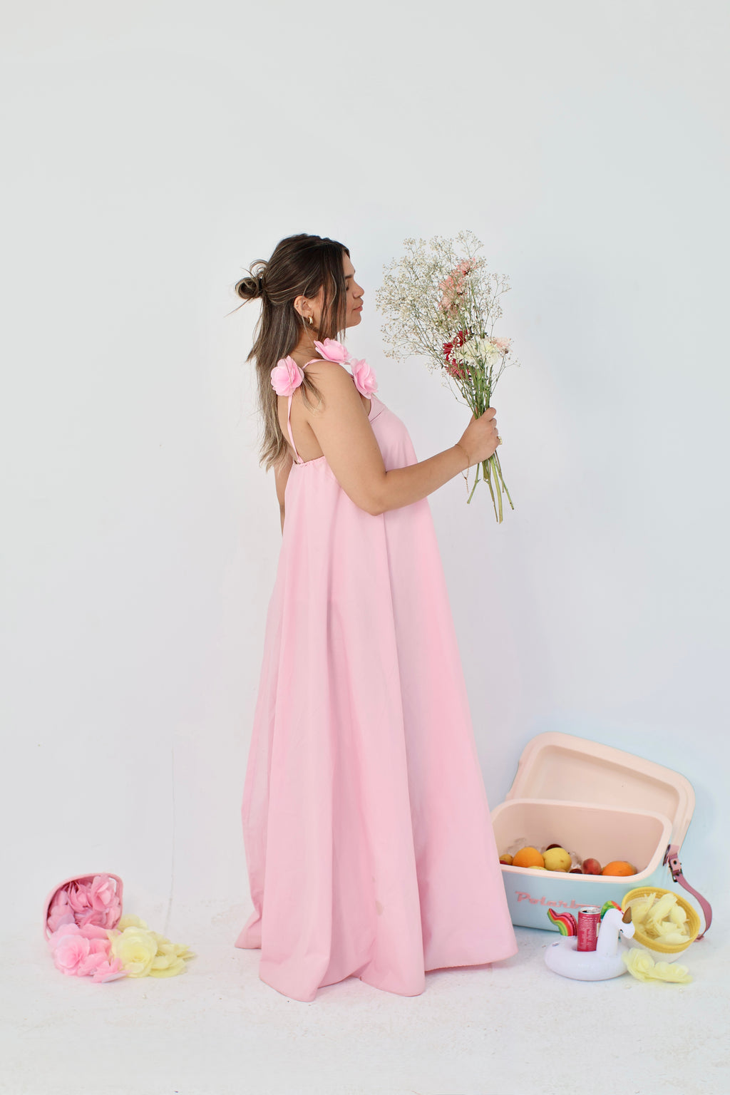 Pink Flower Dress