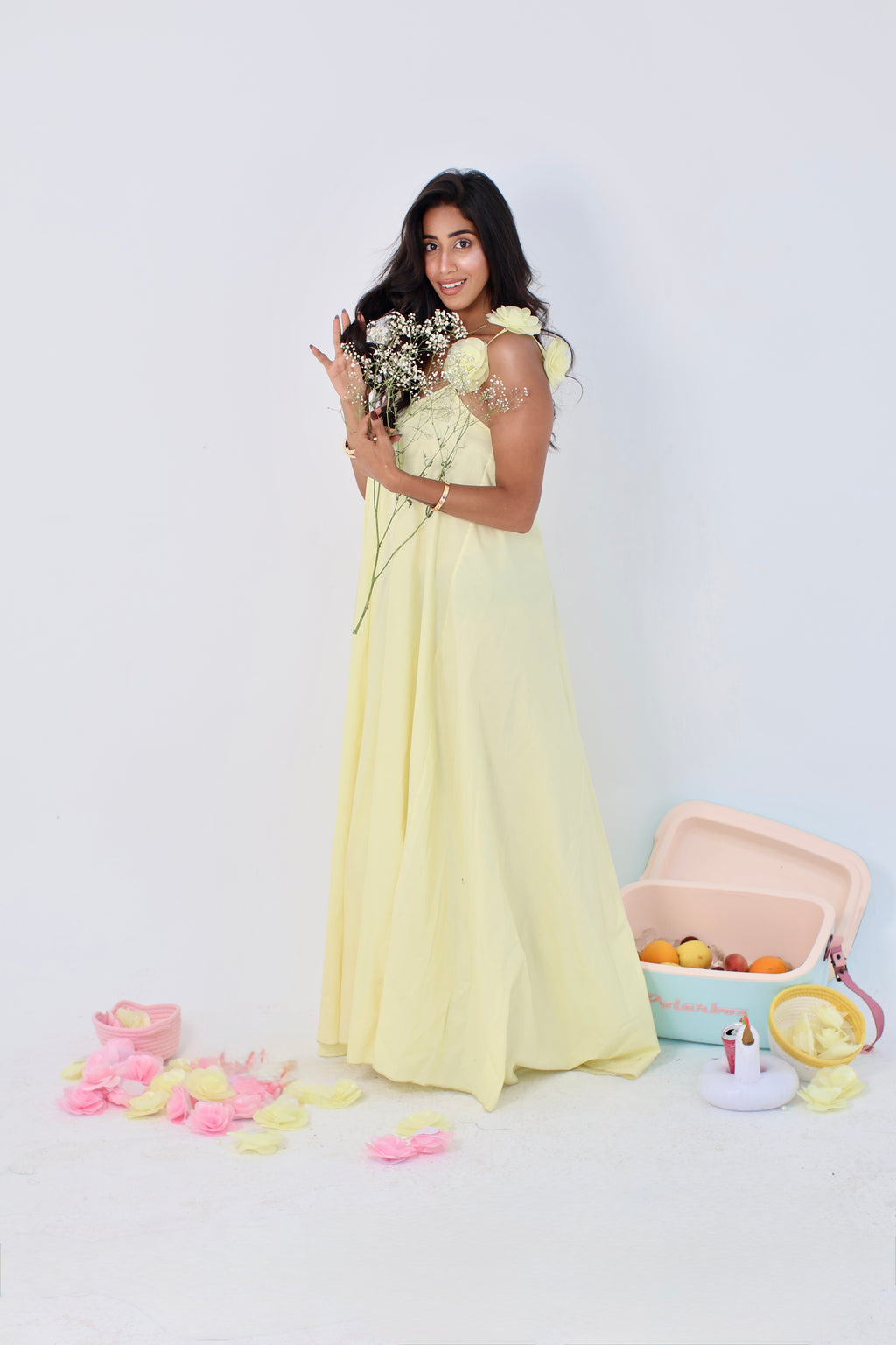 Yellow Flower Dress