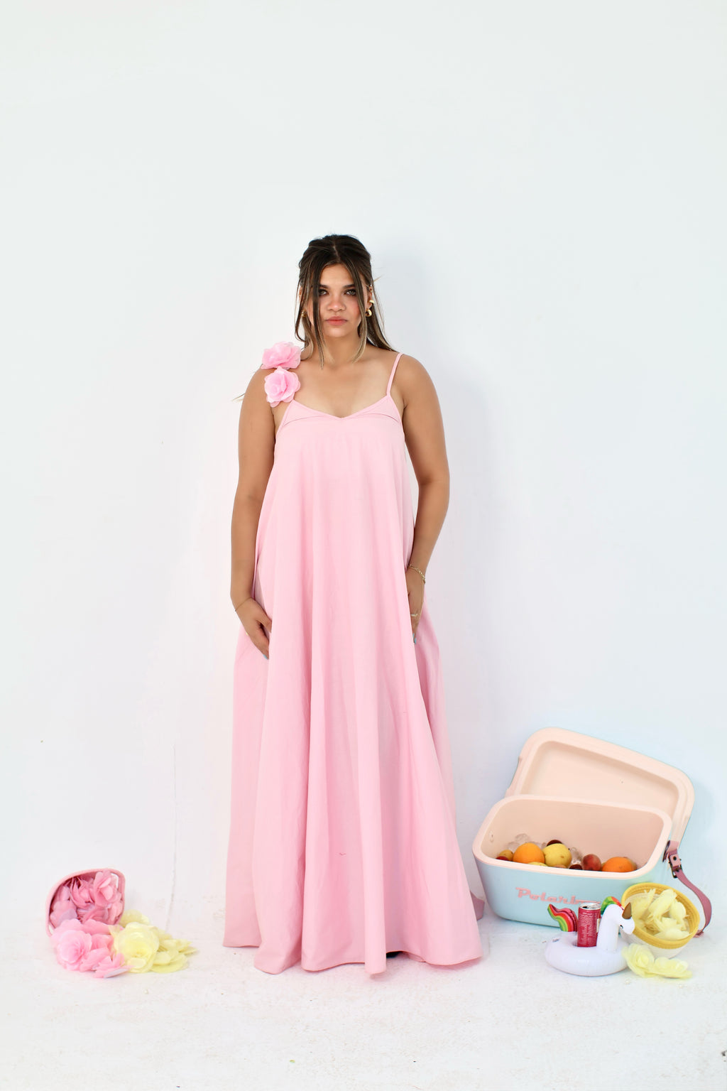 Pink Flower Dress
