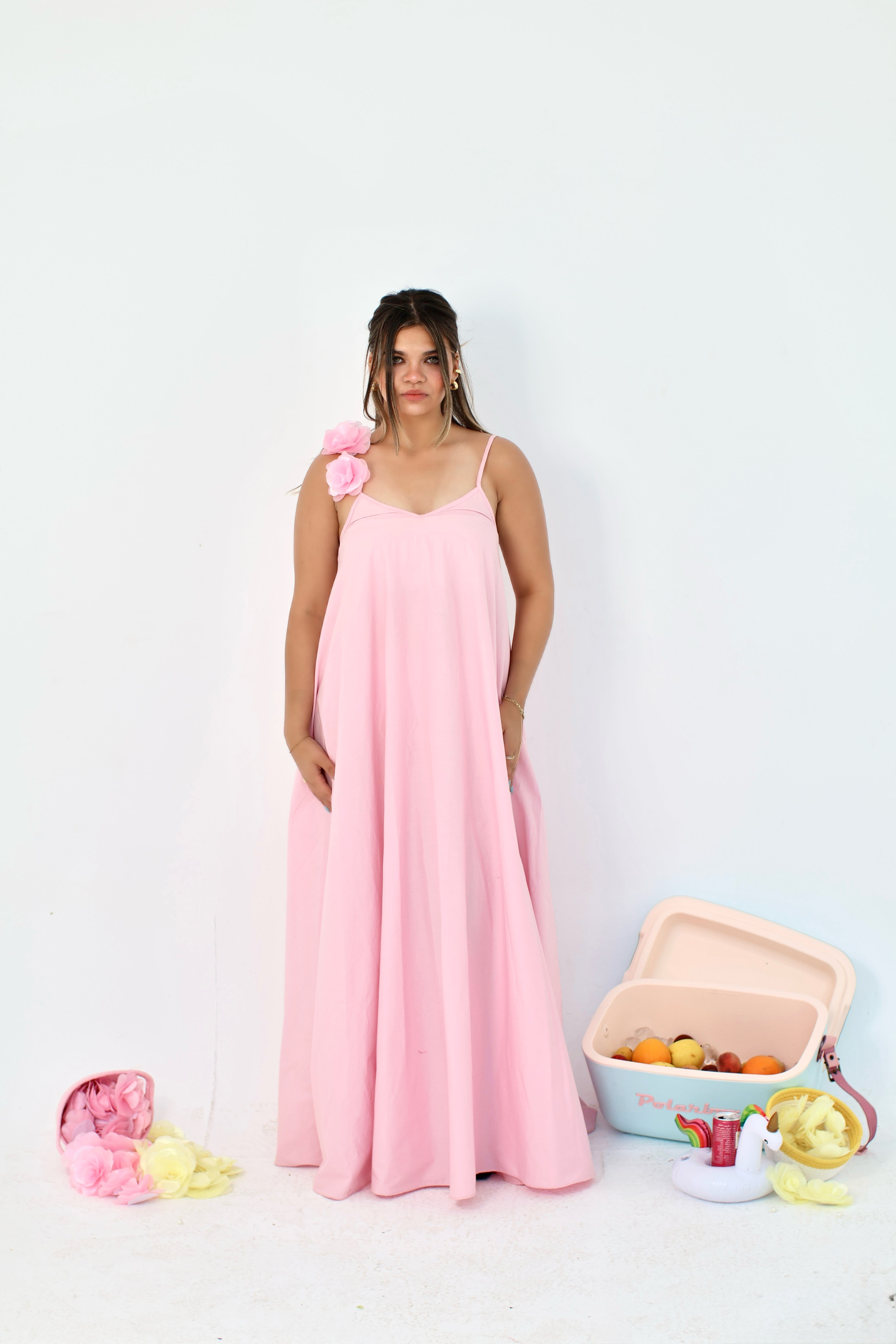 Pink Flower Dress