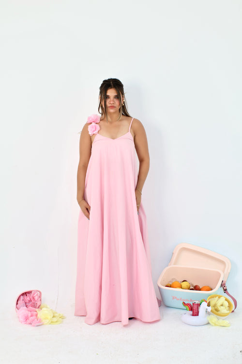 Pink Flower Dress